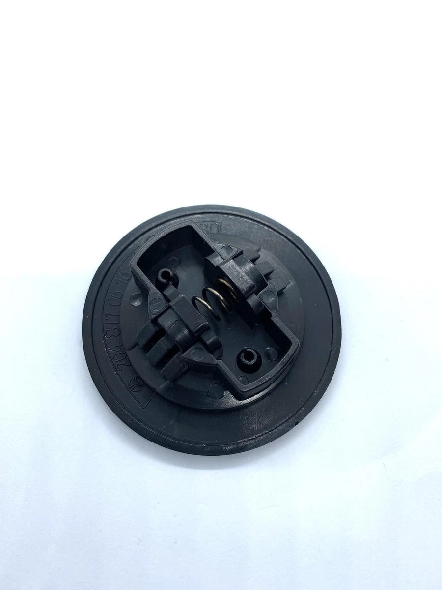 Bonnet Badge Full Black For Mercedes Front Emblem Hood 57mm Black