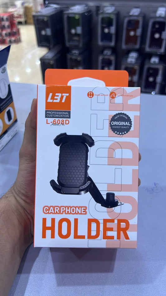 LBT L-608D Motorcycle Phone Mount – Anti-Shake Handlebar Holder, 360° Rotation, Secure 4-Corner Lock