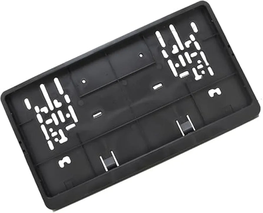 Car Plate Number Holder - Black License Frame - Car Accessories (1 Piece)