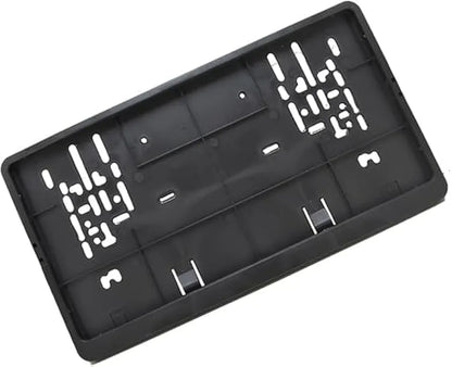 Car Plate Number Holder - Black License Frame - Car Accessories (1 Piece)