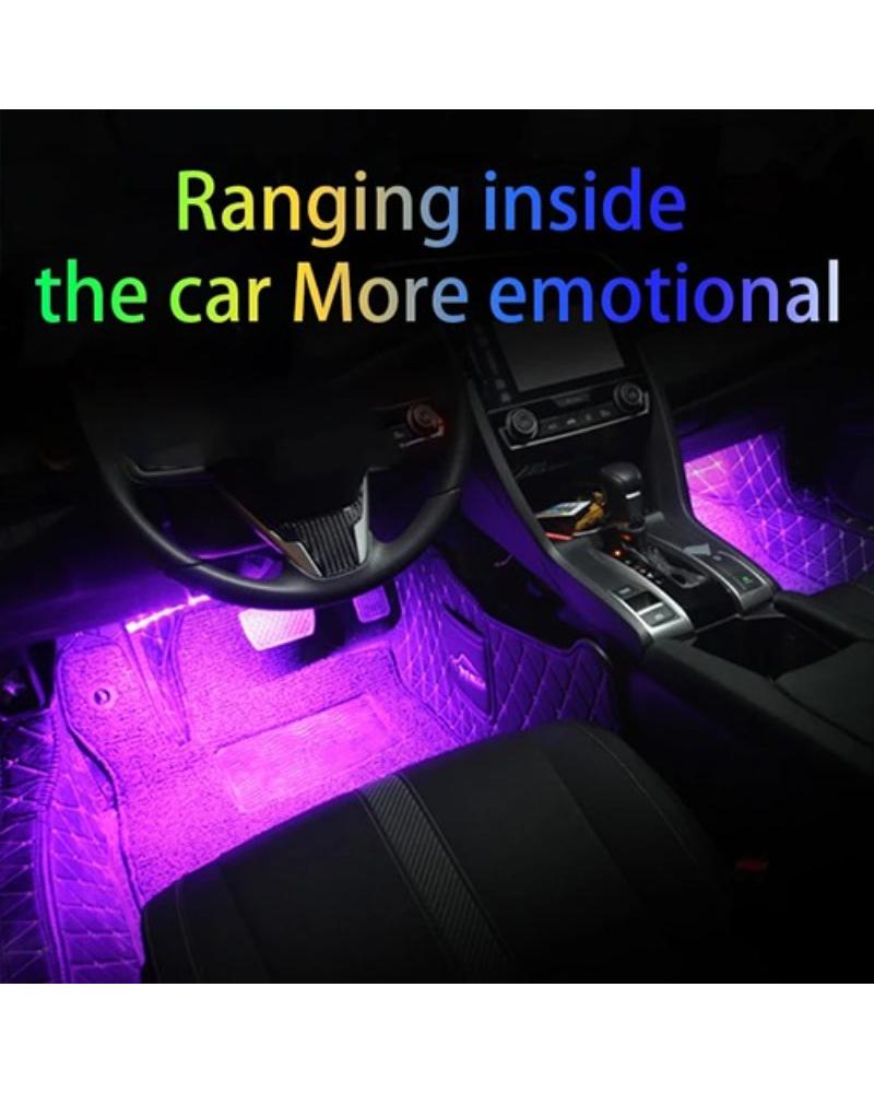 RGB Controlled Interior Car Lights LED Car Atmosphere Light Atmosphere Light Led Foot Light