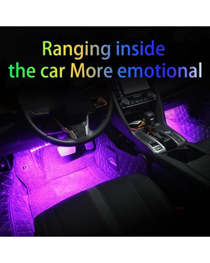RGB Controlled Interior Car Lights LED Car Atmosphere Light Atmosphere Light Led Foot Light