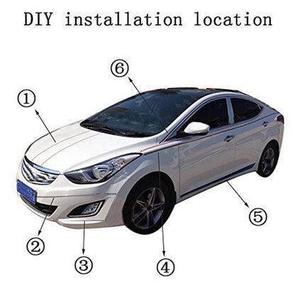 Stylish Vinyl Pinstripe for Cars 32 Feet Double Line Tape Decal Sticker