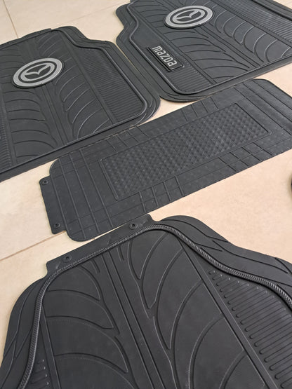 Mazda Premium Line Rubber Mats – Waterproof Anti-Slip 5 Piece Set