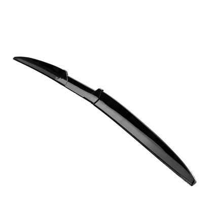 For All Cars Adjustable Rubber Rear Trunk Spoiler Lip Roof Tail Wing Black For Car Sedan Universal