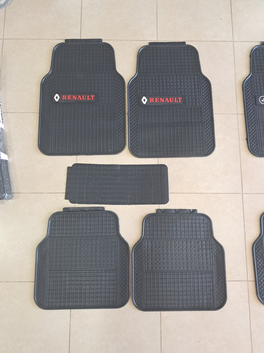 Renault SportLine Rubber Floor Mats – Anti-Slip All-Season 5 Piece Set