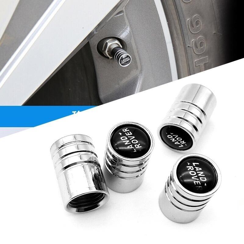 Land Rover 4pcs New Metal Wheel Tire Valve Caps Accessories Decoration