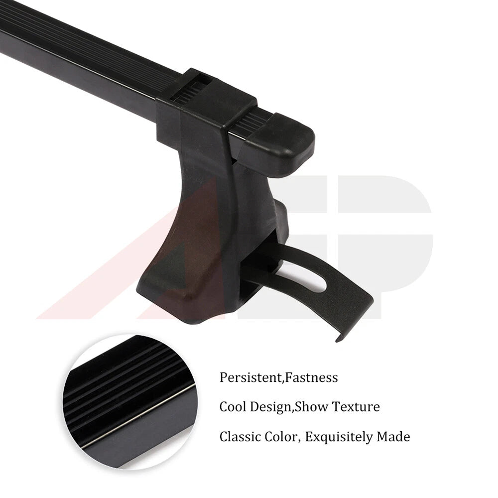 Universal Top Roof Rack Cross Bar Luggage For 4 Door Car SUV Truck Jeep