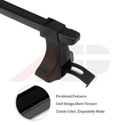 Universal Top Roof Rack Cross Bar Luggage For 4 Door Car SUV Truck Jeep
