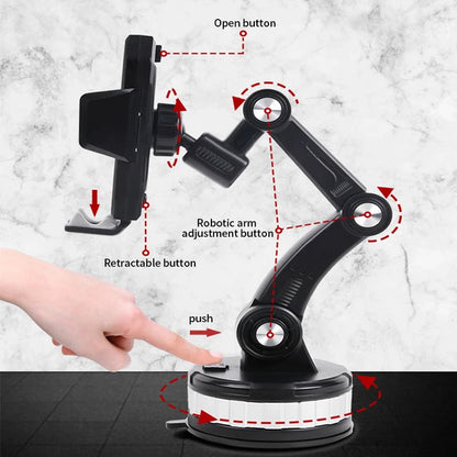 Universal Suction Cup Car Phone Holder Adjustable Gravity