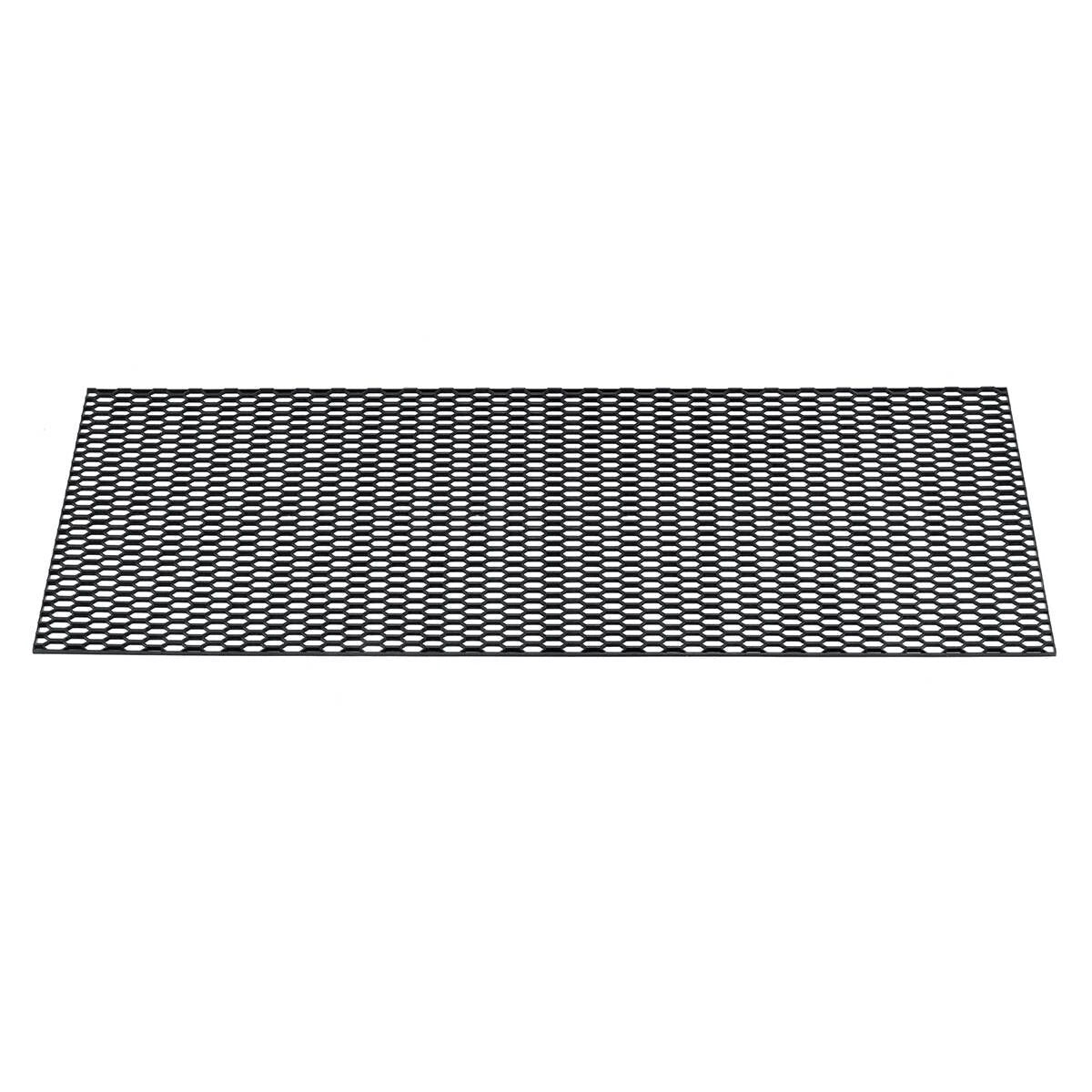 120×40 CM Car Racing Honeycomb Hex Mesh Grill Spoiler Bumper Vent New Black Plastic