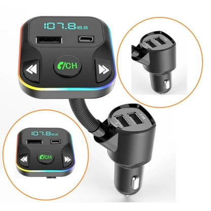Allison ALS-A152 Flexible Neck Bluetooth FM Transmitter – Car MP3 Player