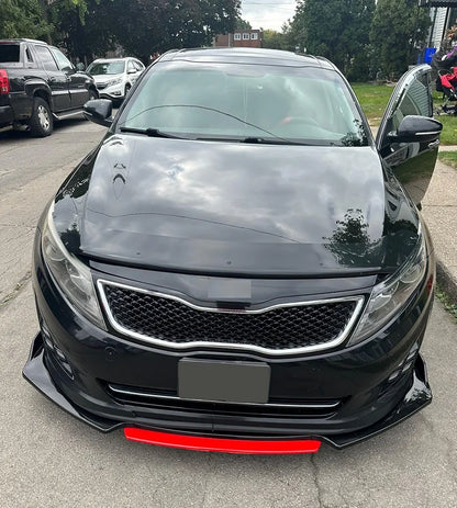 4PCS Universal Car Front Bumper Lip Chin Body Kit For All Cars.