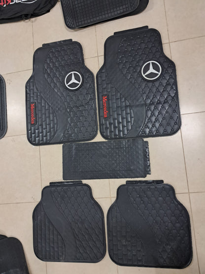 Mercedes 3D Luxury Rubber Floor Mats – Universal 5PCS Set