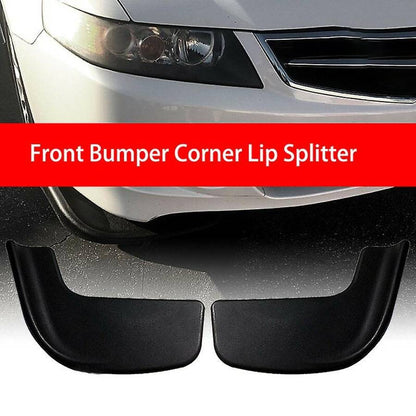 2 pcs Car Front Deflector Corner Spoiler ShovelsCar Bumper Spoiler Front Shovel Decorative Scratch - Resistant Wing