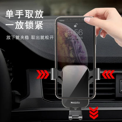 Yesido C87 Air Vent Phone Glass Car Holder