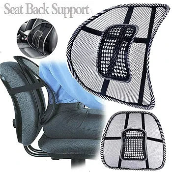 2pcs New Mesh Lumbar Back/Spine Support Seat Cushion Office Chair, Car Seat