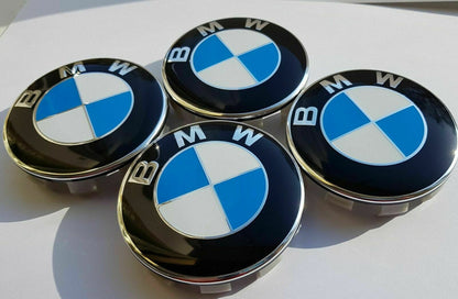4pcs fits for BMW Emblem Logo Badge Hub Wheel Rim Center Cap 68mm