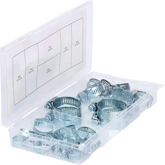 26 pcs Hose Clamp Assortment, 16-40mm