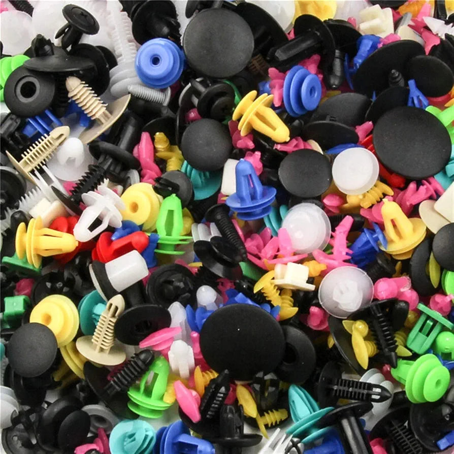 500pcs/pack Clips Car Body Push Pin Rivet Trim Moulding Fastener Screwdriver Kit