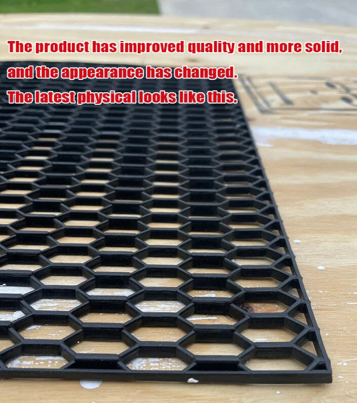 120×40 CM Car Racing Honeycomb Hex Mesh Grill Spoiler Bumper Vent New Black Plastic