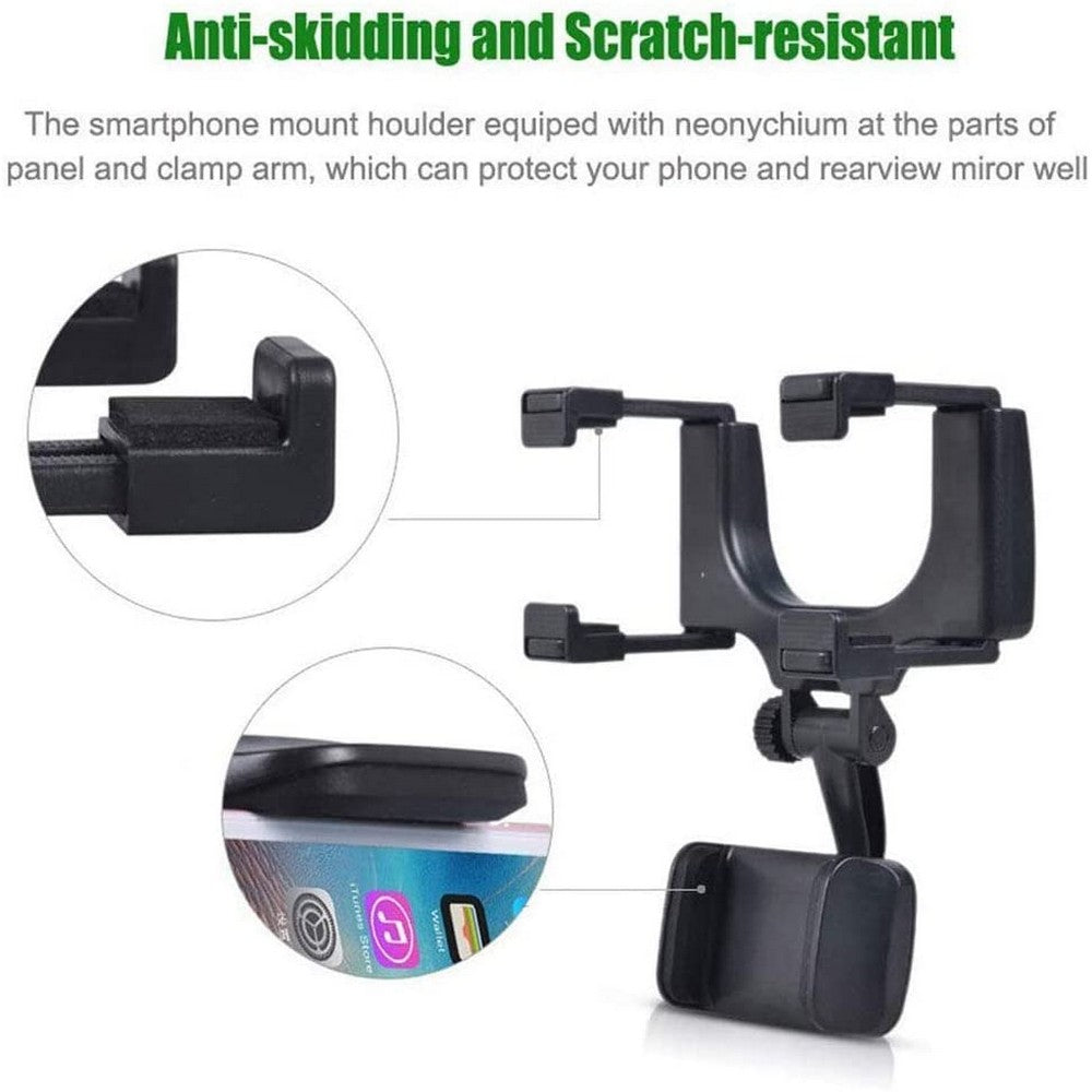 Car Rear View Mirror Mobile Phone Holder