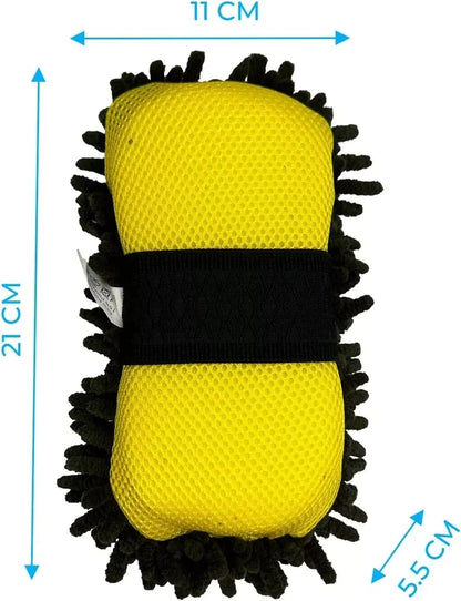 Simply Auto 2 In 1 Noodle Sponge Exterior Interior Car Cleaning glass Motorbike