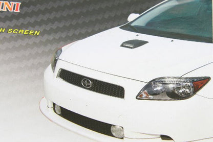 Car Deco Fake Air Vent Bonnet Hood, Universal Fit, Black, Carbon Fiber