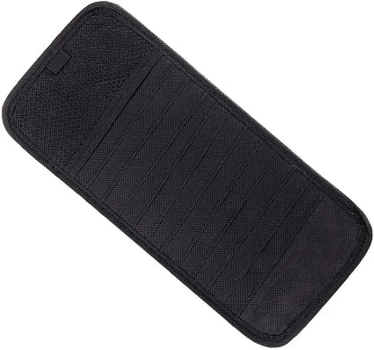CD Case, Card Case, License, Visa and More, Multifunctional Car Organizer - Hanging on Car Sun Visa, 1 Piece