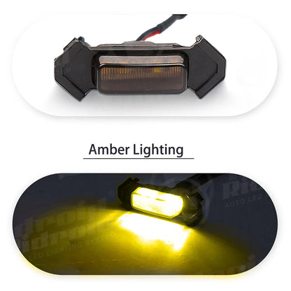 4pcs Raptor Style Amber Grille Light LED DRL For Toyota Tacoma