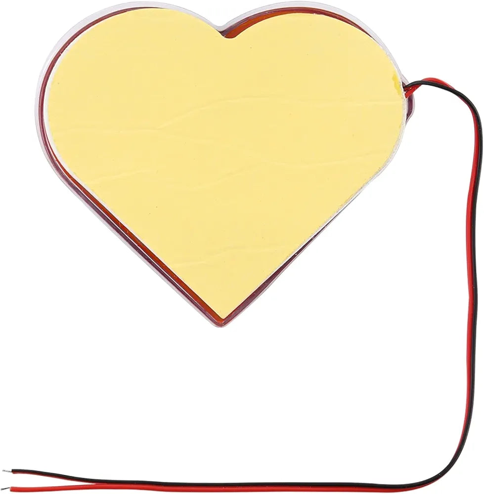 44 LEDs SMD 2835 Motorcycle Modified RGB Light Love Heart Flash Atmosphere Lamp, Diameter: 10cm, DC 12V