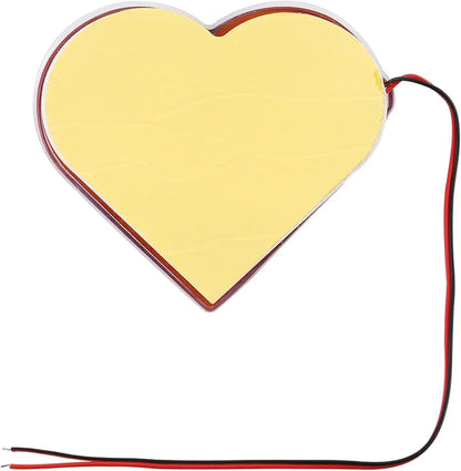 44 LEDs SMD 2835 Motorcycle Modified RGB Light Love Heart Flash Atmosphere Lamp, Diameter: 10cm, DC 12V