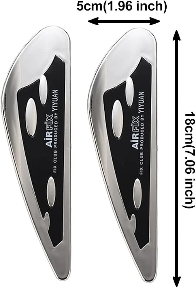2 Pcs Black Car Windscreen Wiper Stand Windshield Wiper Wing Blade Spoiler Pressure Tablets