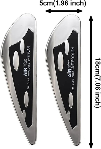 2 Pcs Black Car Windscreen Wiper Stand Windshield Wiper Wing Blade Spoiler Pressure Tablets