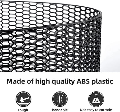 120×40 CM Car Racing Honeycomb Hex Mesh Grill Spoiler Bumper Vent New Black Plastic