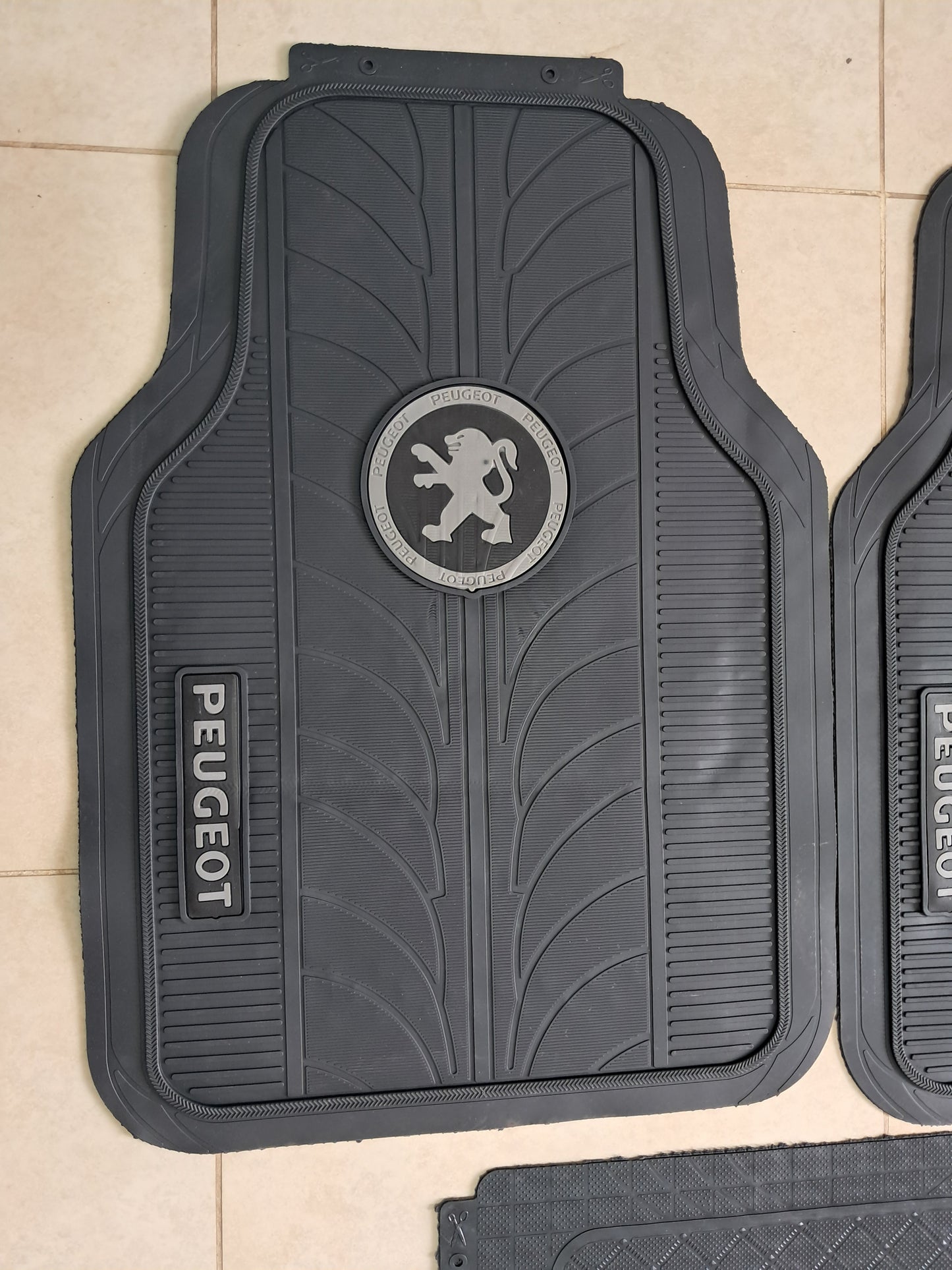 Peugeot Premium Line Rubber Mats – Waterproof Anti-Slip 5 Piece Set