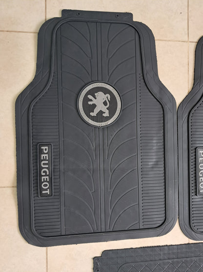 Peugeot Premium Line Rubber Mats – Waterproof Anti-Slip 5 Piece Set