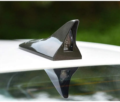 Automobile Shark Fin LED Antenna, Solar Power Car Shark Fin Shape Roof Antenna LED Car Styling Warning Flash Tail Light,for All Car