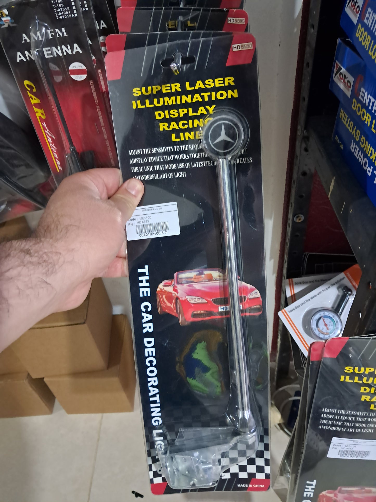 Mercedes Flag Holder Pole Flag Holder