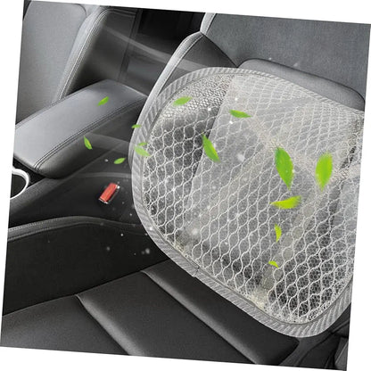 2pcs Car Seat Lumbar Support Pillow Breathable Mesh Back Cushion for Summer Comfort Ergonomic Design for Office and Vehicle Use Lumbar Support for Drivers and Long Journeys