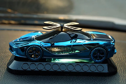 Car Solar Car Perfume intelligent Rotating Suspension Aromatherapy Car Fragrance