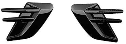 2 Pieces Side Vent Covers Fender Mesh Cover Decoration Grille Black universal for all cars