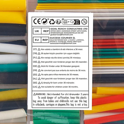 Pack of 140 Heat Shrink Tubing Set, Heat Shrink Tube Tubing Kit, 2:1 Cable Shrink Tube Set, Waterproof Shrink Connector, Heat Shrink Tube Tubing Kit, 7 Sizes, 5 Colours