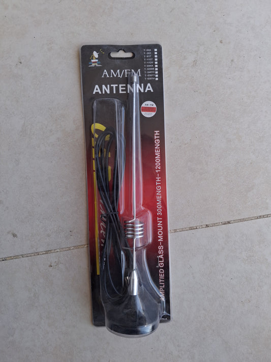 AM/FM Universal Car Audio Metal Antenna