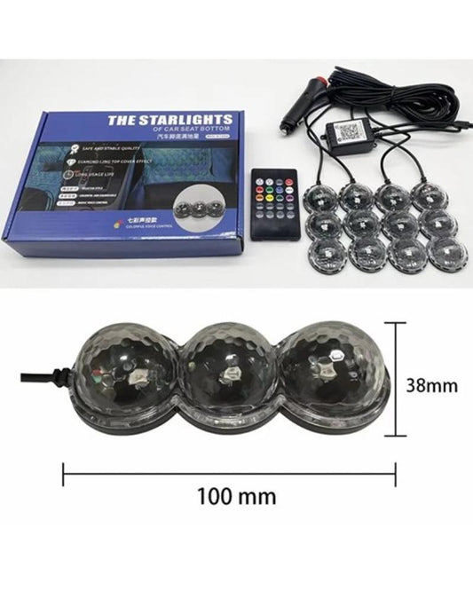 RGB Controlled Interior Car Lights LED Car Atmosphere Light Atmosphere Light Led Foot Light