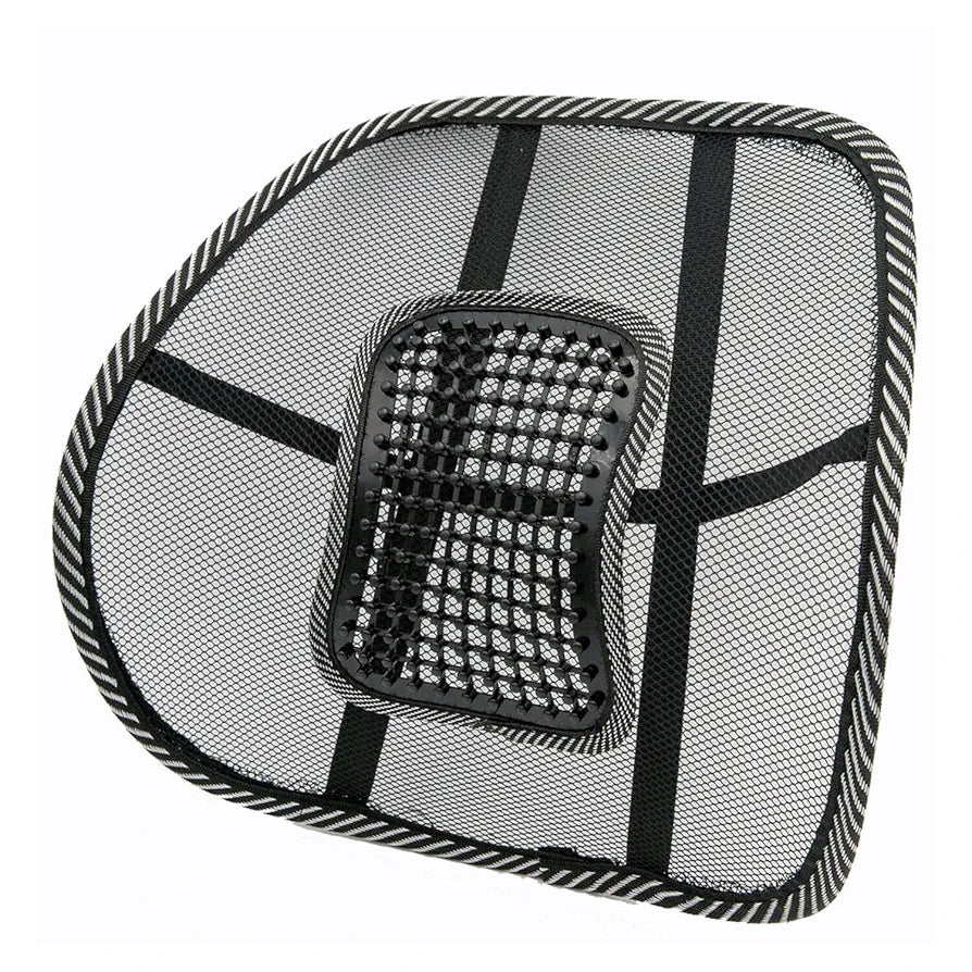 2pcs New Mesh Lumbar Back/Spine Support Seat Cushion Office Chair, Car Seat