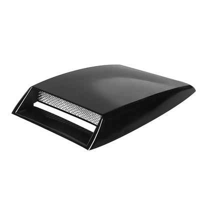 Car Deco Fake Air Vent Bonnet Hood, Universal Fit, Black, Carbon Fiber