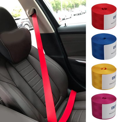 3.6 meters/roll Car Seat Belt Adjustment High Strength Polyester Car Seat Belts Interior Car Accessories