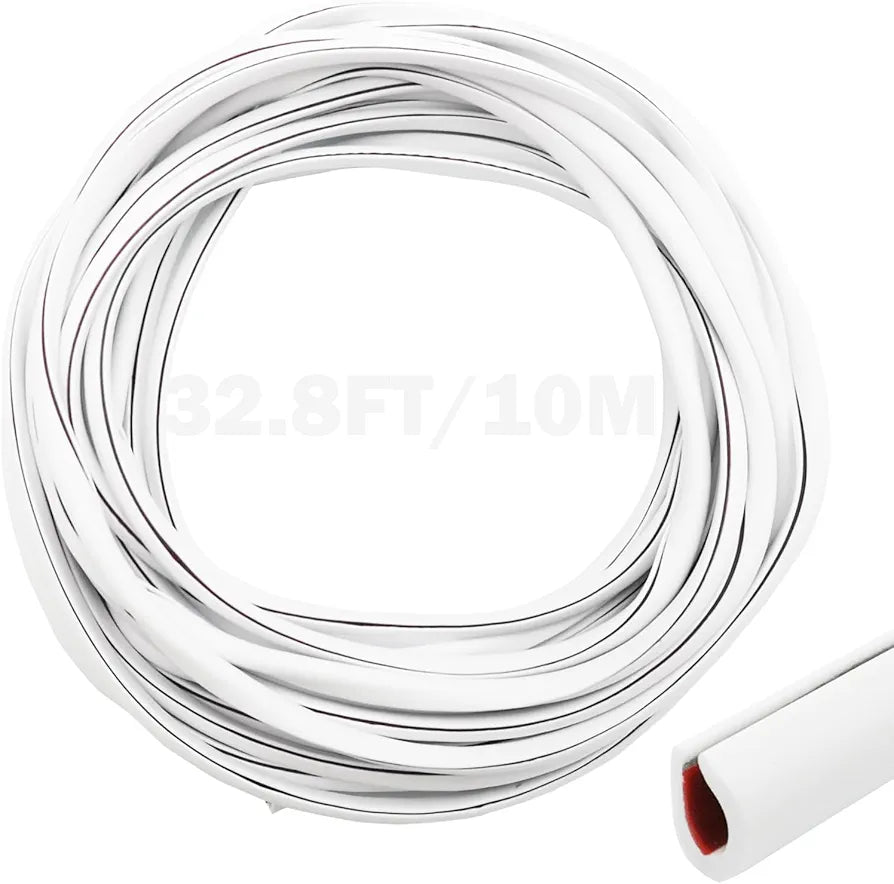 5 Meters Transparent Car edge Protector Strip 5M car edge trim rubber seal protector U-shaped car protection door edge protector, Fit for SUV Sedan MPV and Most Models