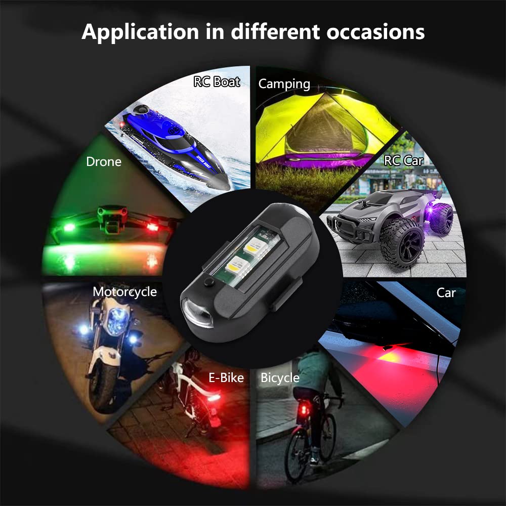 Car Strobe Lights USB Charging Emergency Lights
